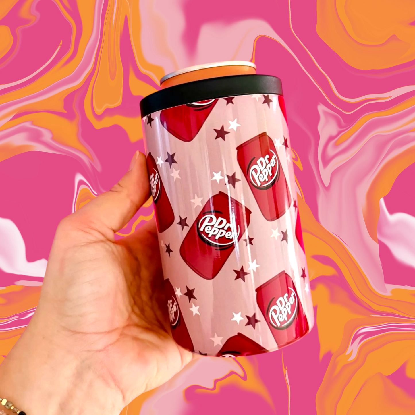 12oz can cooler - Dr. Pepper