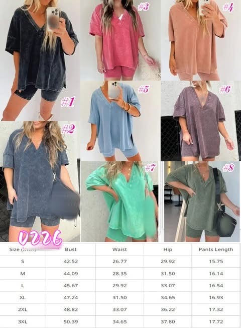 Acid wash sets