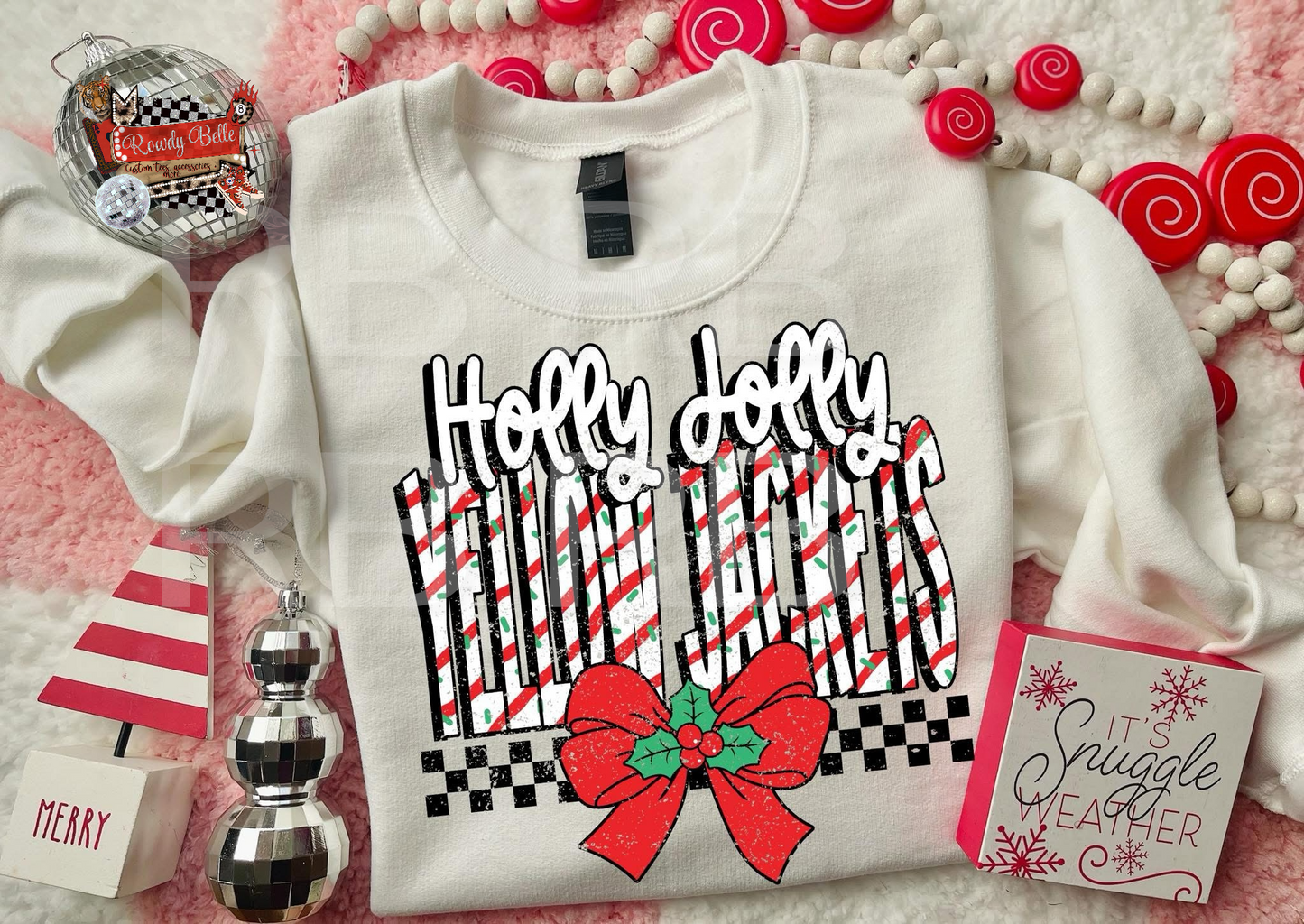 Holly Jolly Yellow Jackets