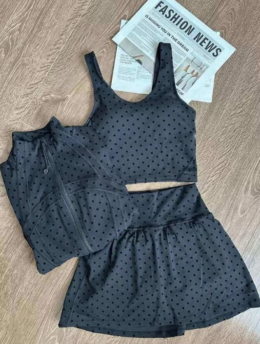 A L O 3 piece Skirt Set