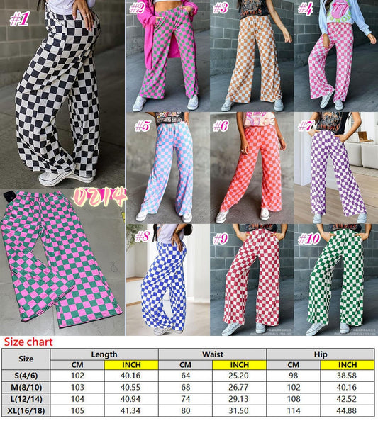Checkered pants