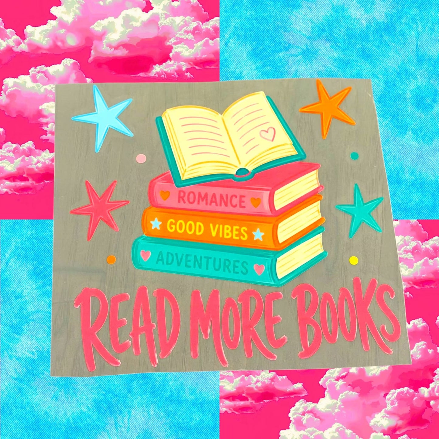 Read More Books - DTF Transfer