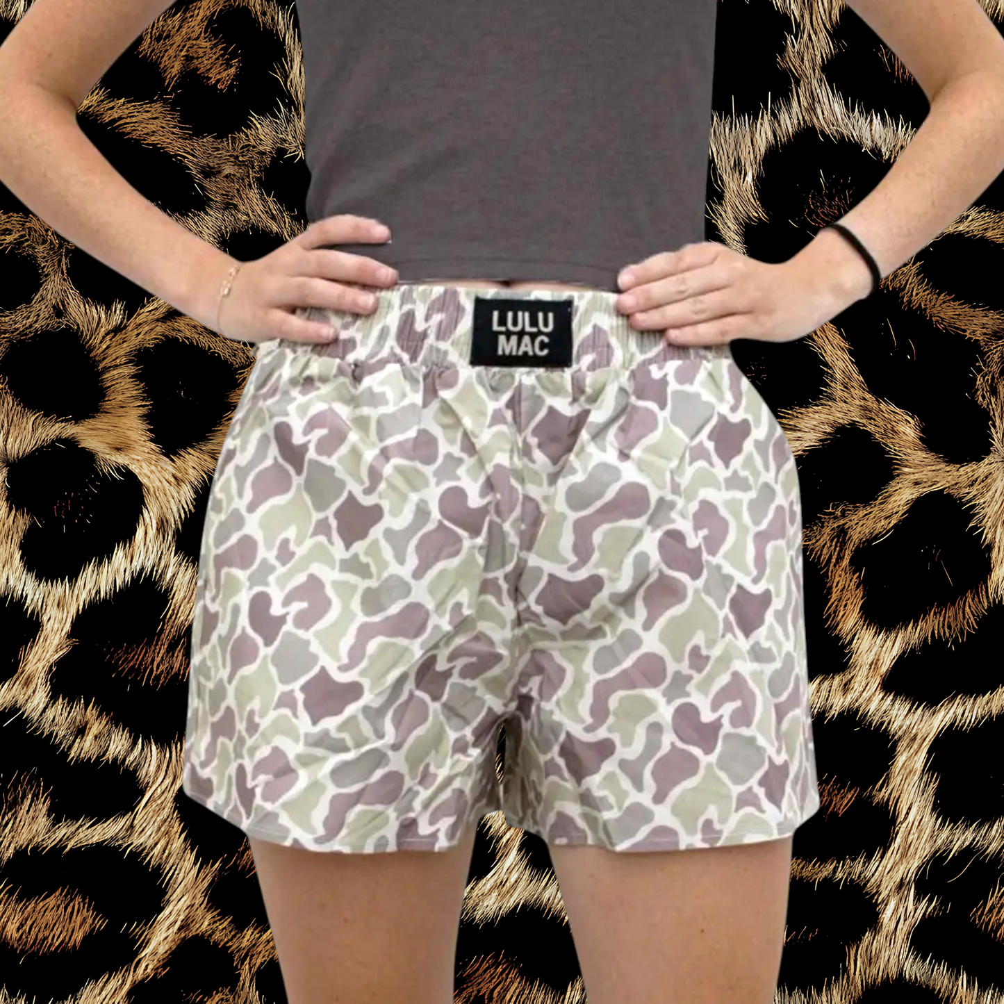 Lulu Mac Light Camo Boxer Shorts