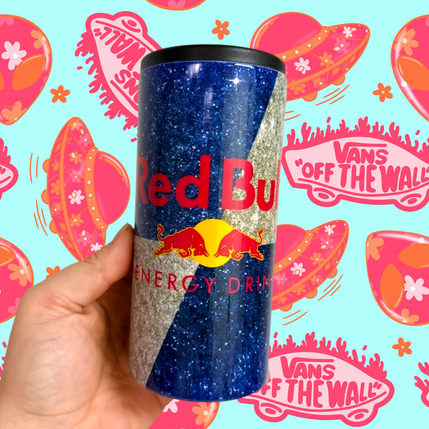 Slim Can Cooler - Red Bull