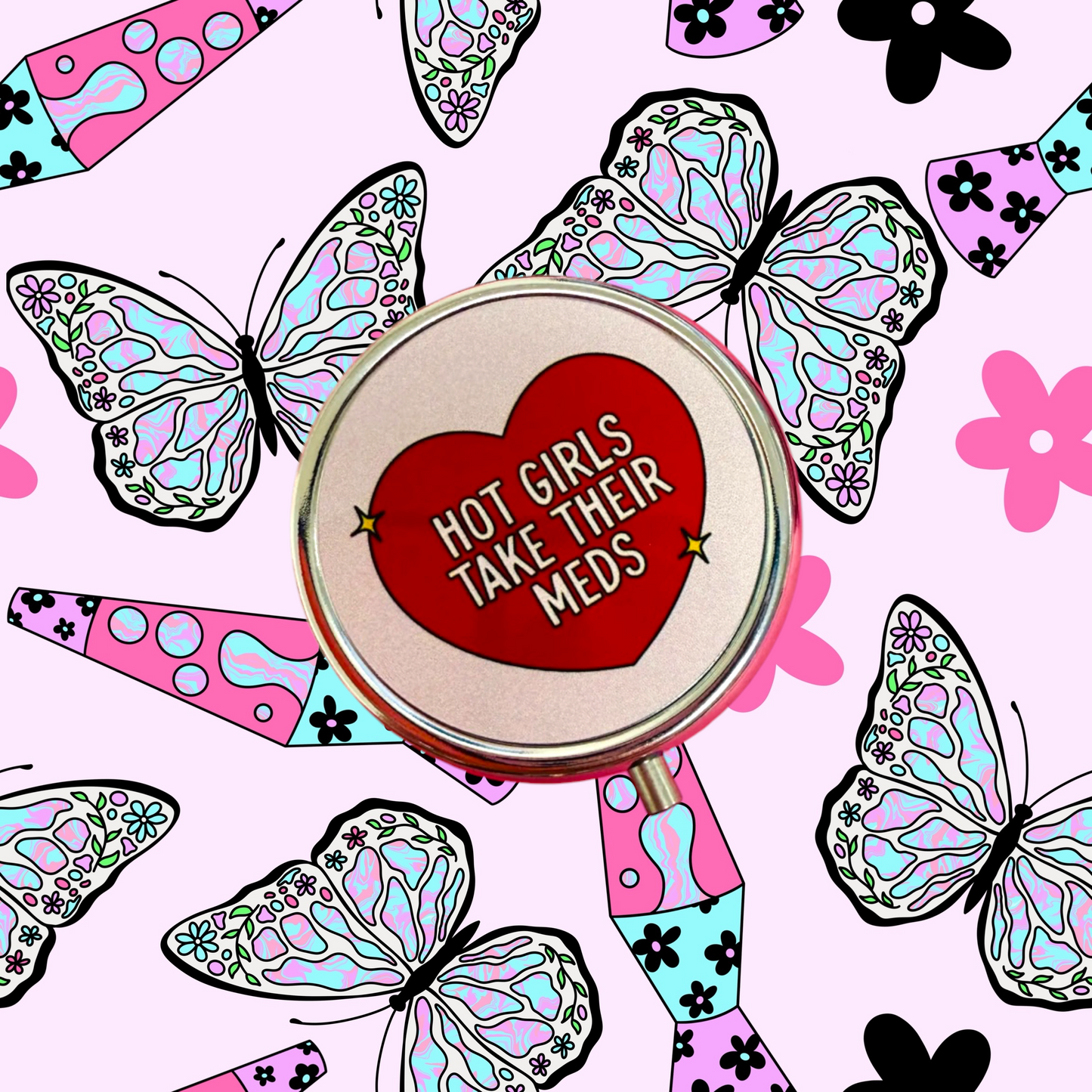 Hot Girls Take Their Meds Pill Box