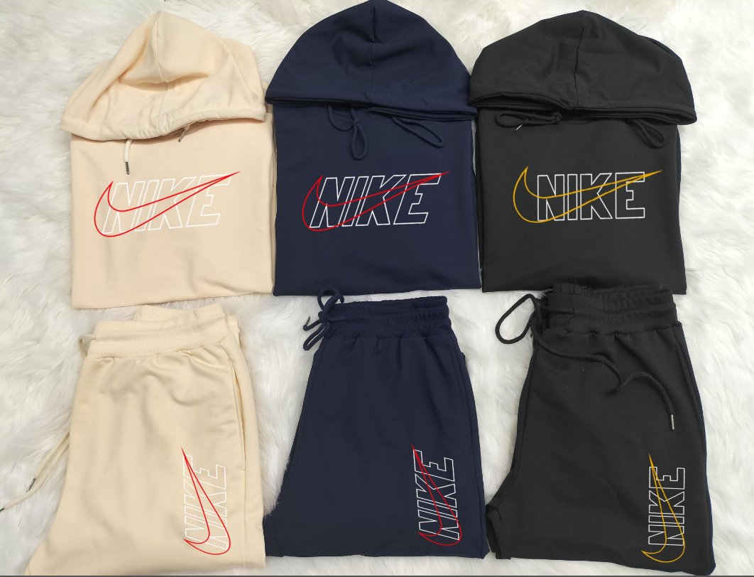 NK sweat set dark colors