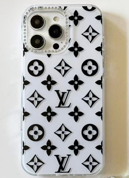 Boujee white phone case